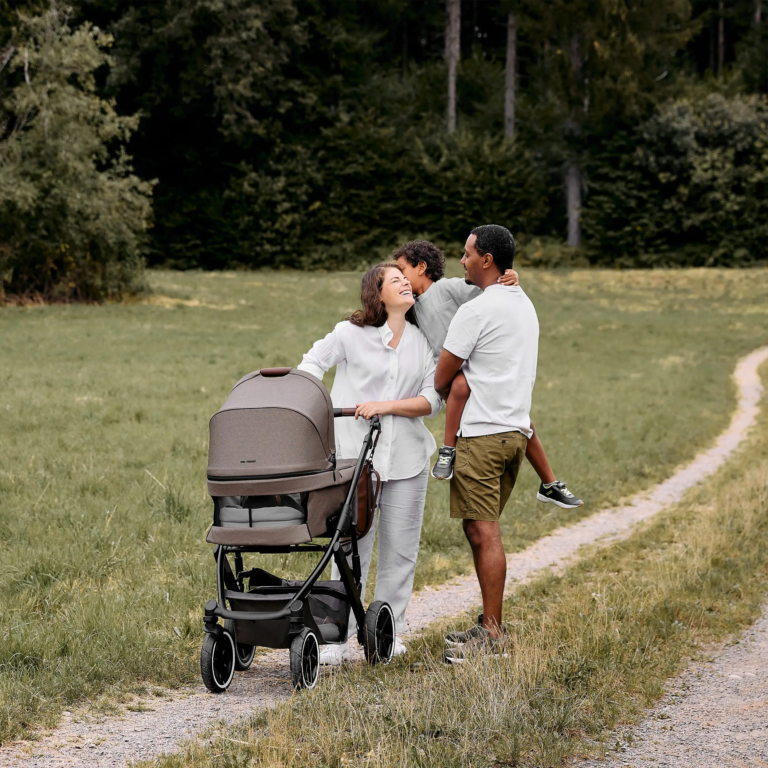 3in1-Kinderwagen-Set Salsa 5 Air inkl. Babyschale Calla mit Liegefunktion  - Nature