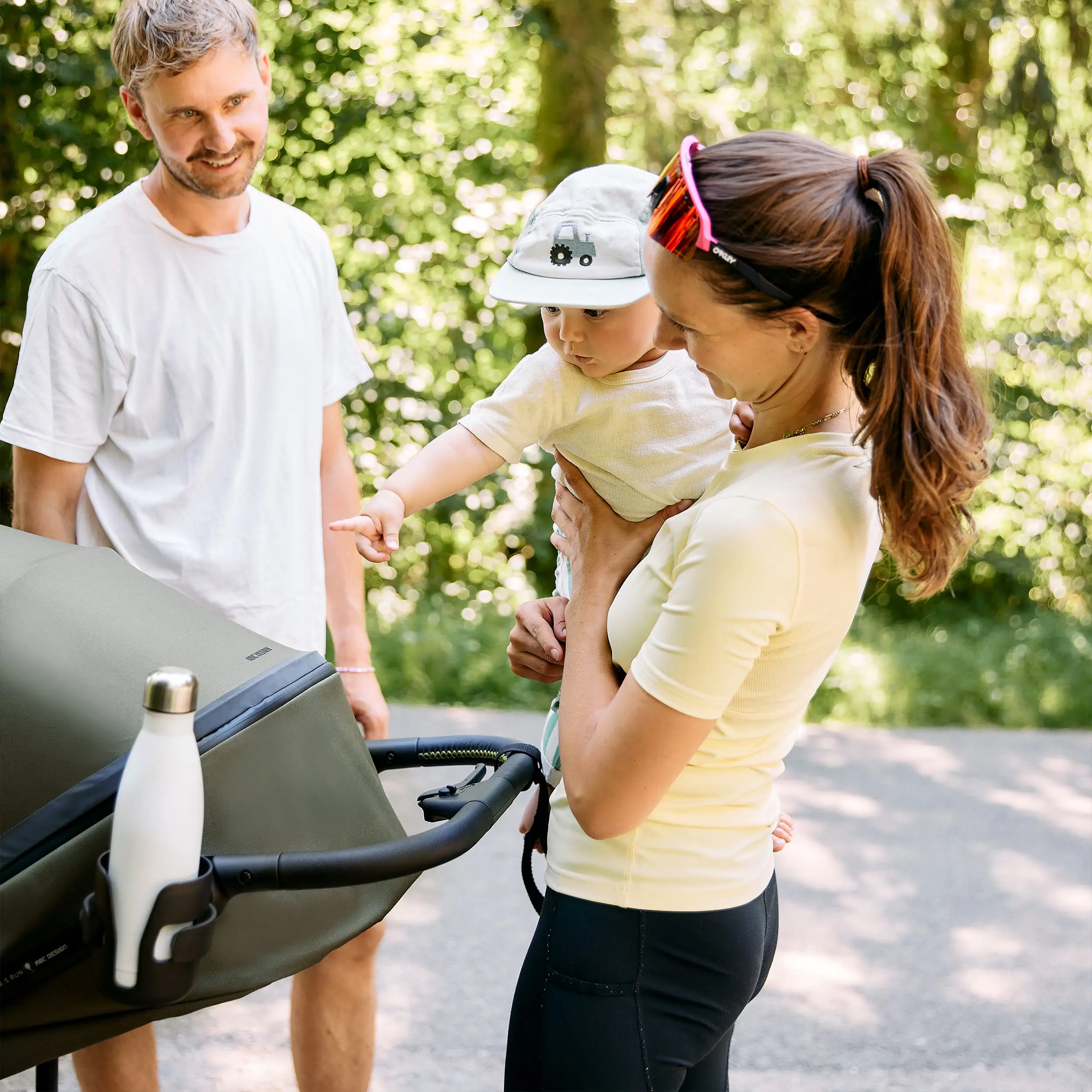 Running Stroller Salsa 5 Run (with sports approval) - Avocado