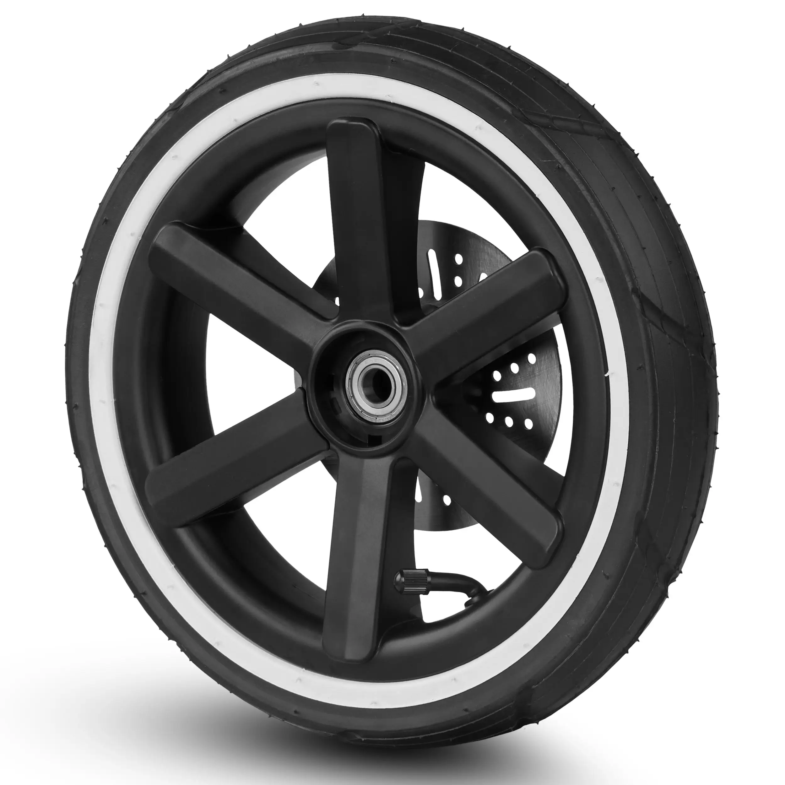 Rear wheel for Salsa 5 Run / Salsa Run - Air wheels Black / White Wall
