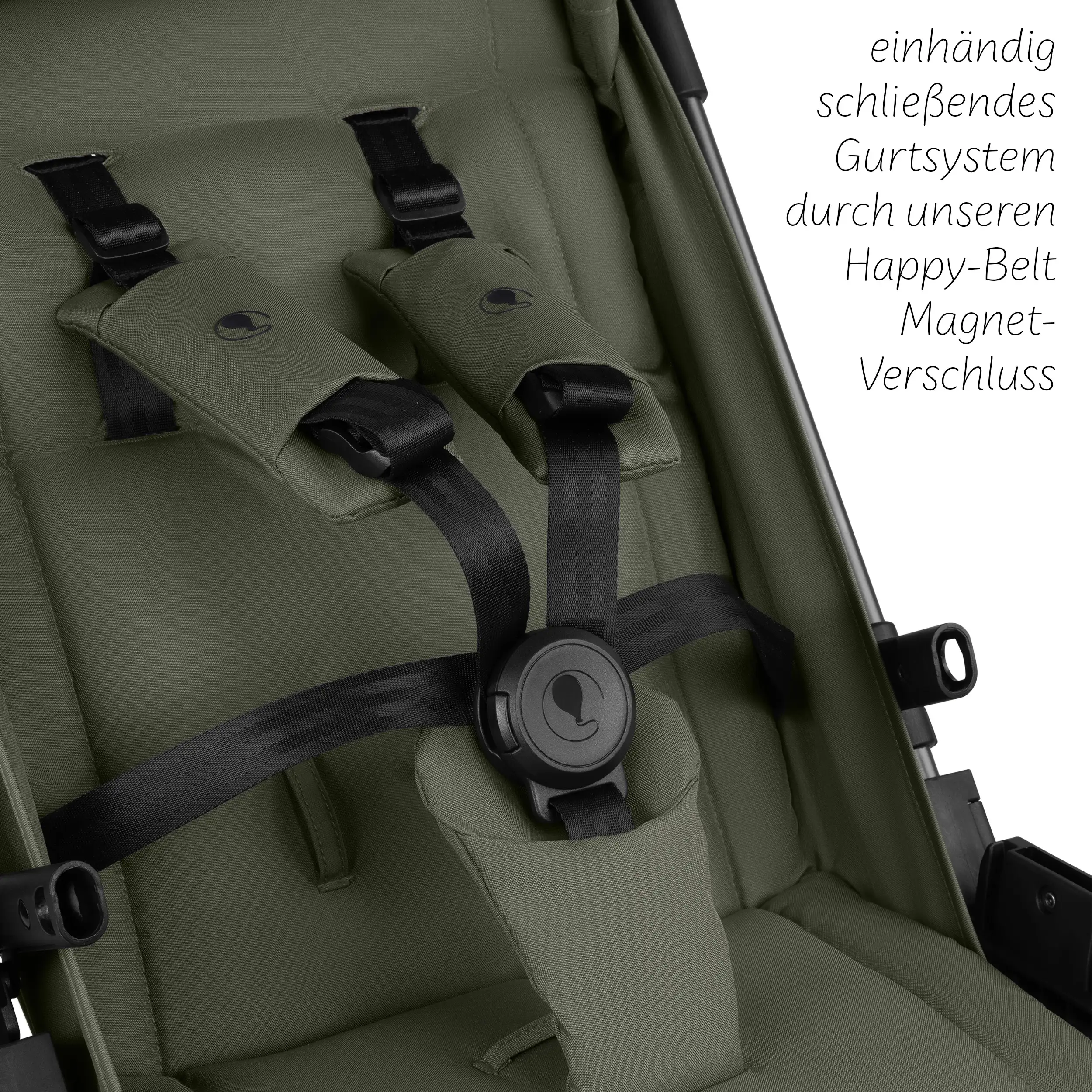 Ping 4 Trekking Travel Stroller - Pea