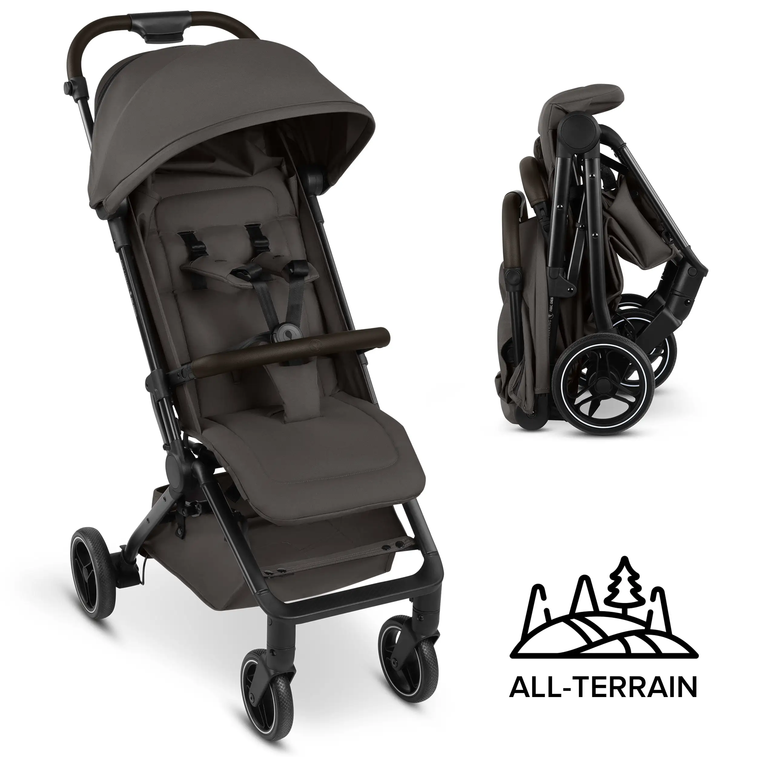 Ping 4 Trekking Travel Stroller - Nut