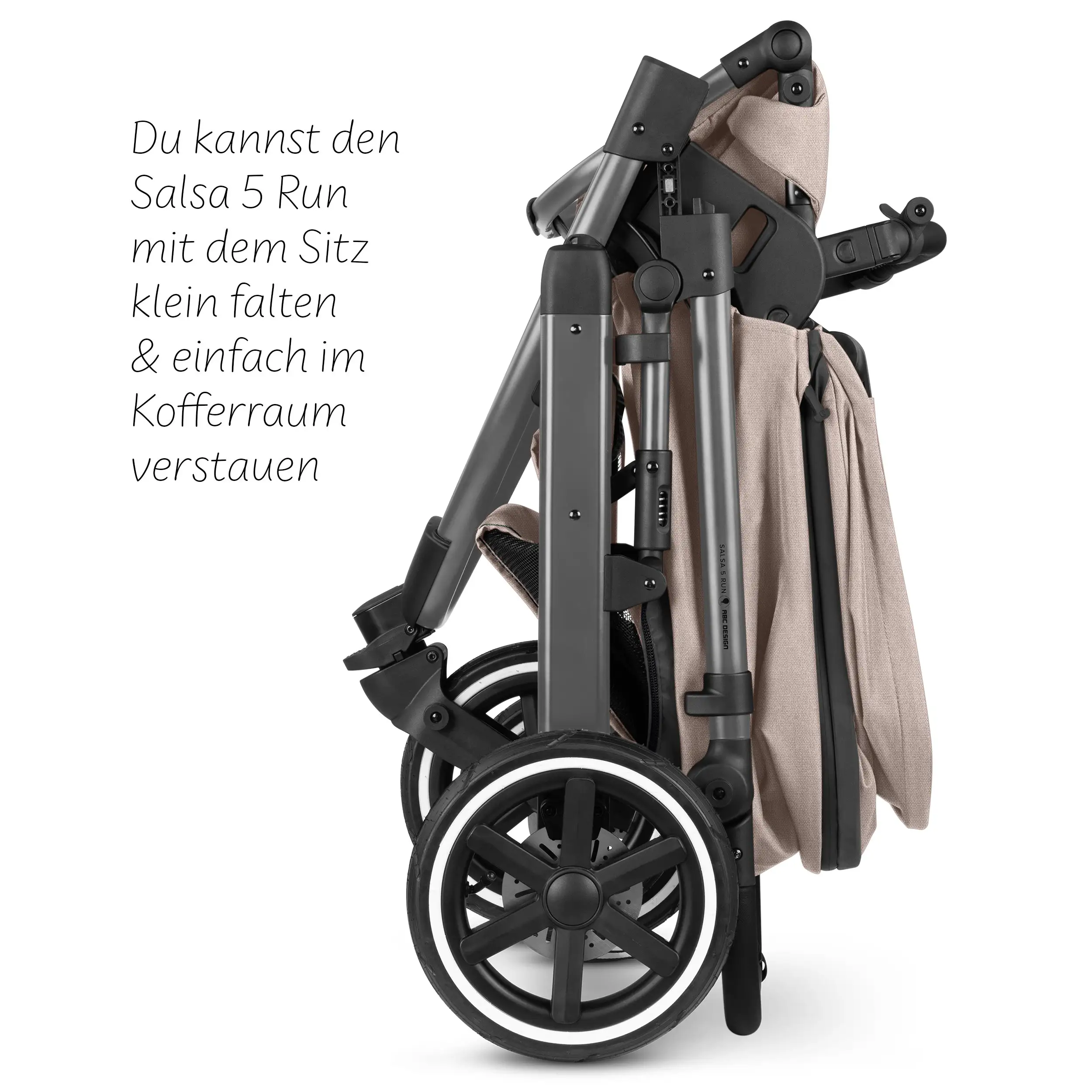 2in1 Stroller Salsa 5 Run - Camel