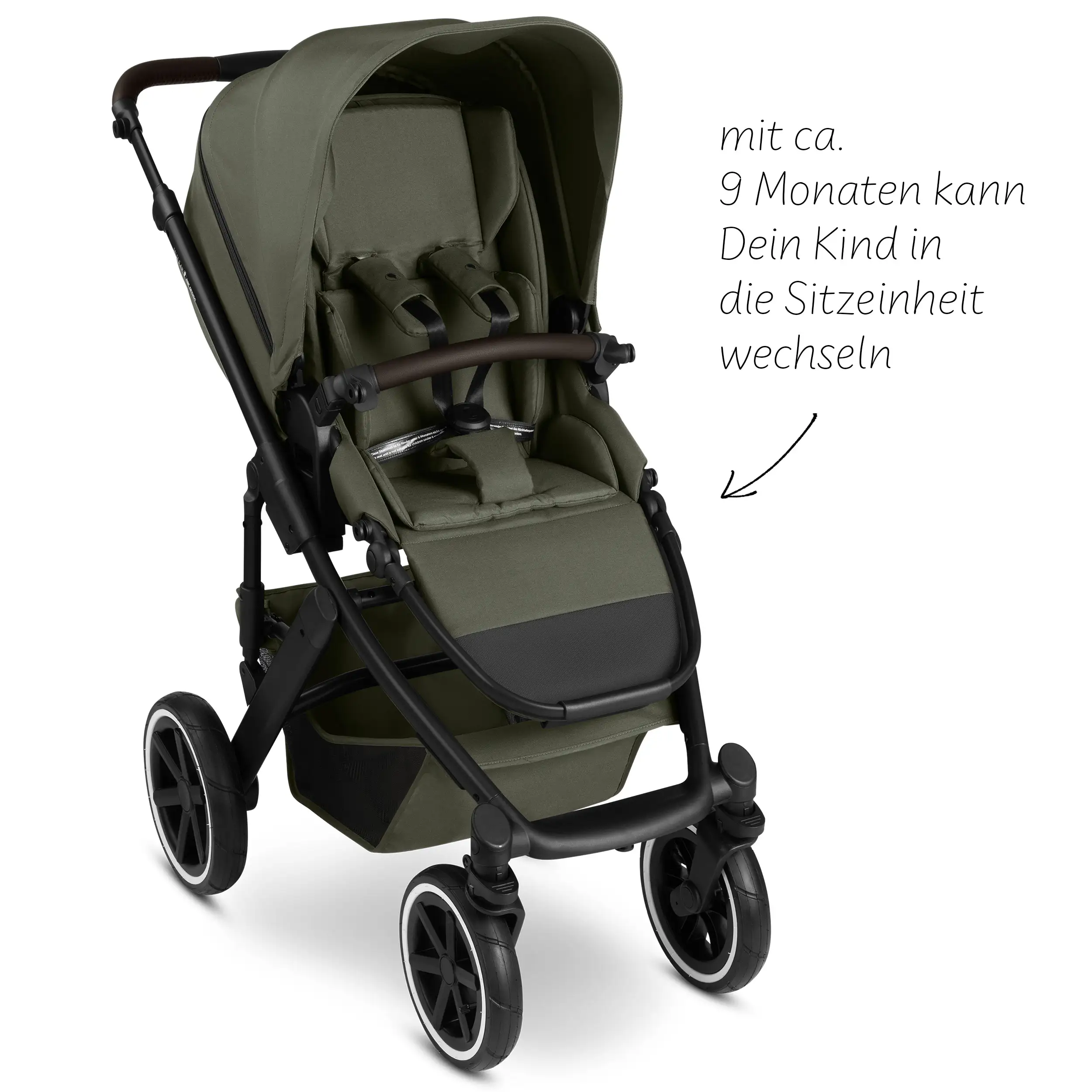 3in1 Stroller-Set Salsa 5 Air - Avocado