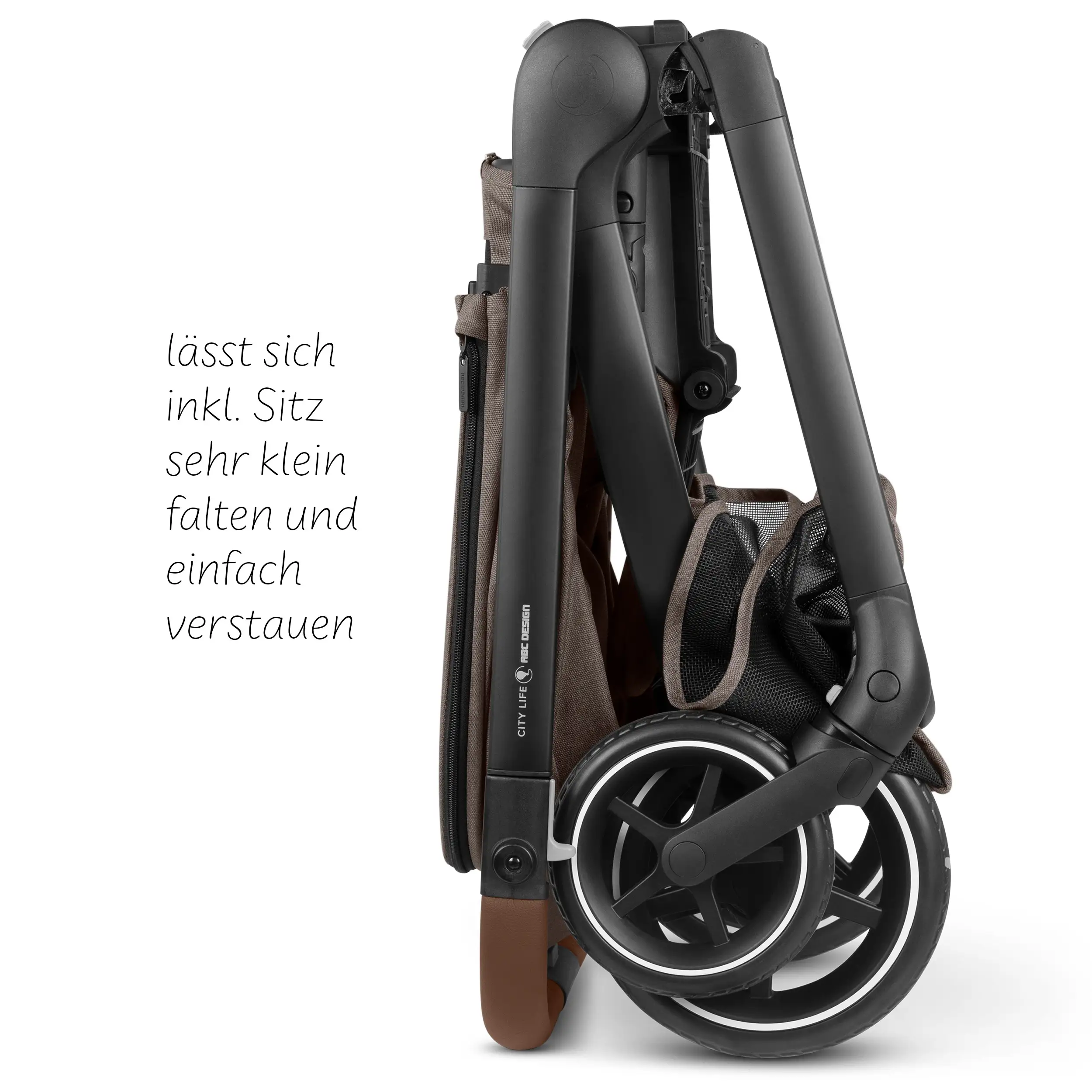 3in1 Stroller Set City Life incl. infant car seat Maxi Cosi Pebble 360 Pro 2 - Nature