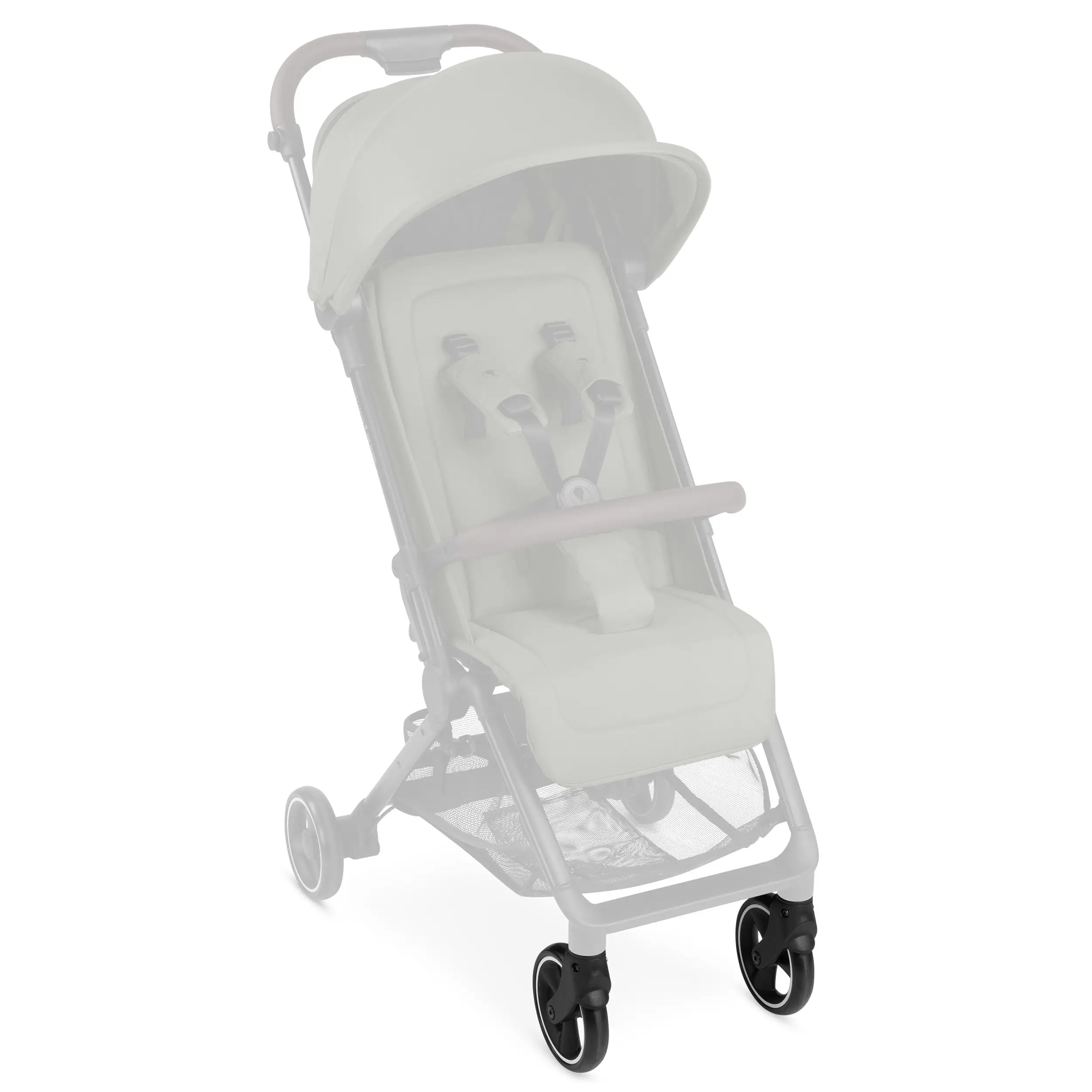 Front wheels set (2 pieces) for Ping 3 Travel / Ping Two - EVA Black / White Wall