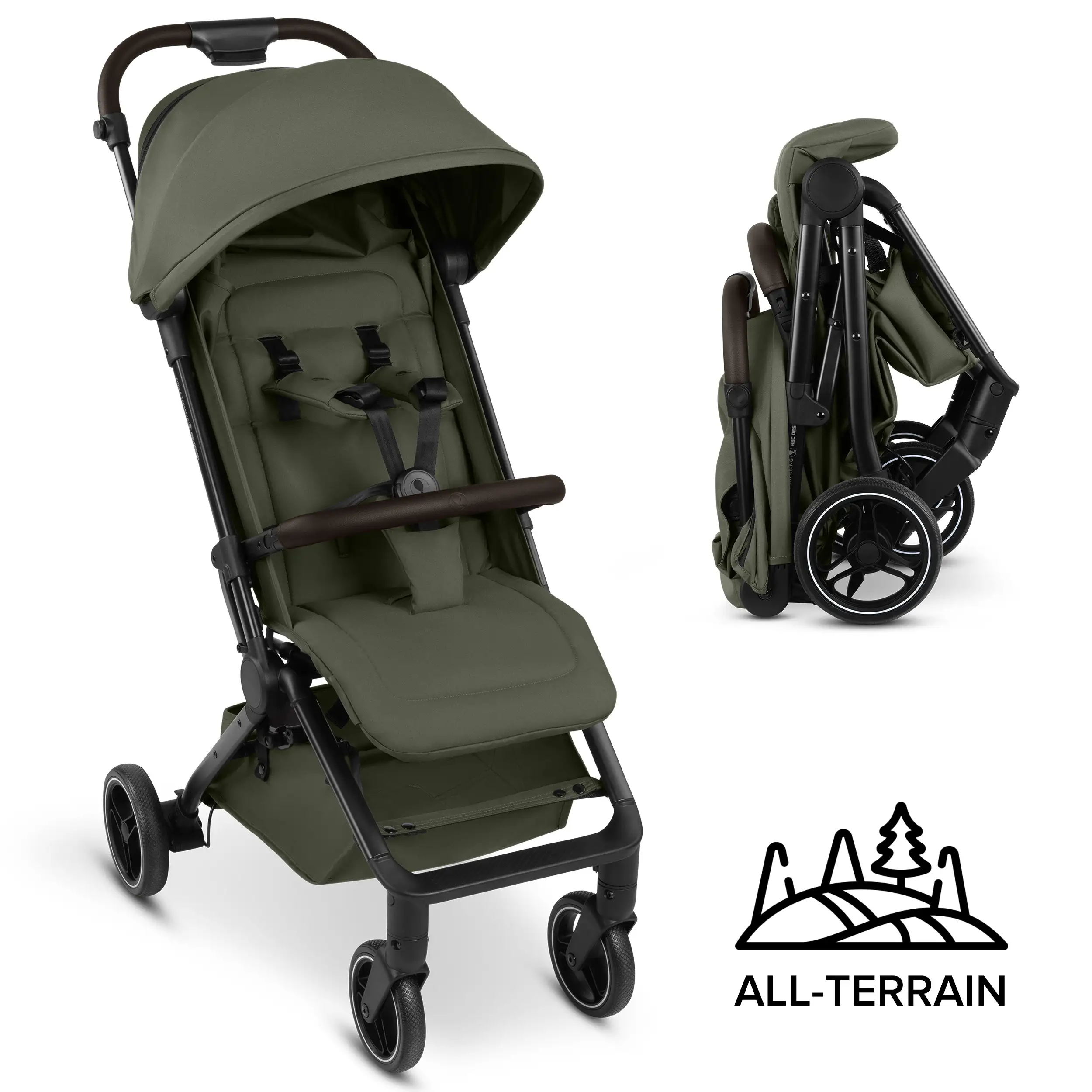 Ping 4 Trekking Travel Stroller - Pea