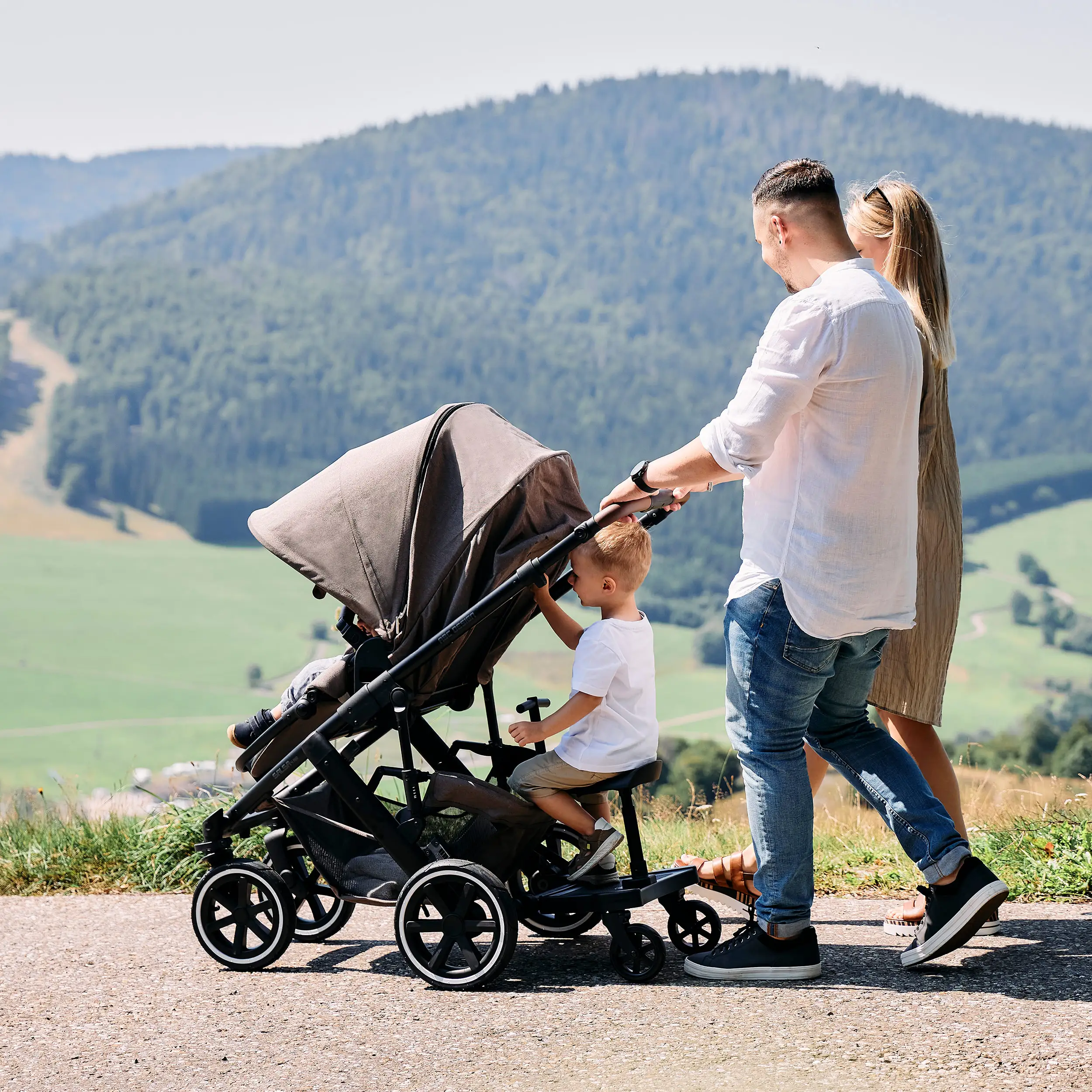 Footboard Kiddie Ride On 2 Set incl. seat