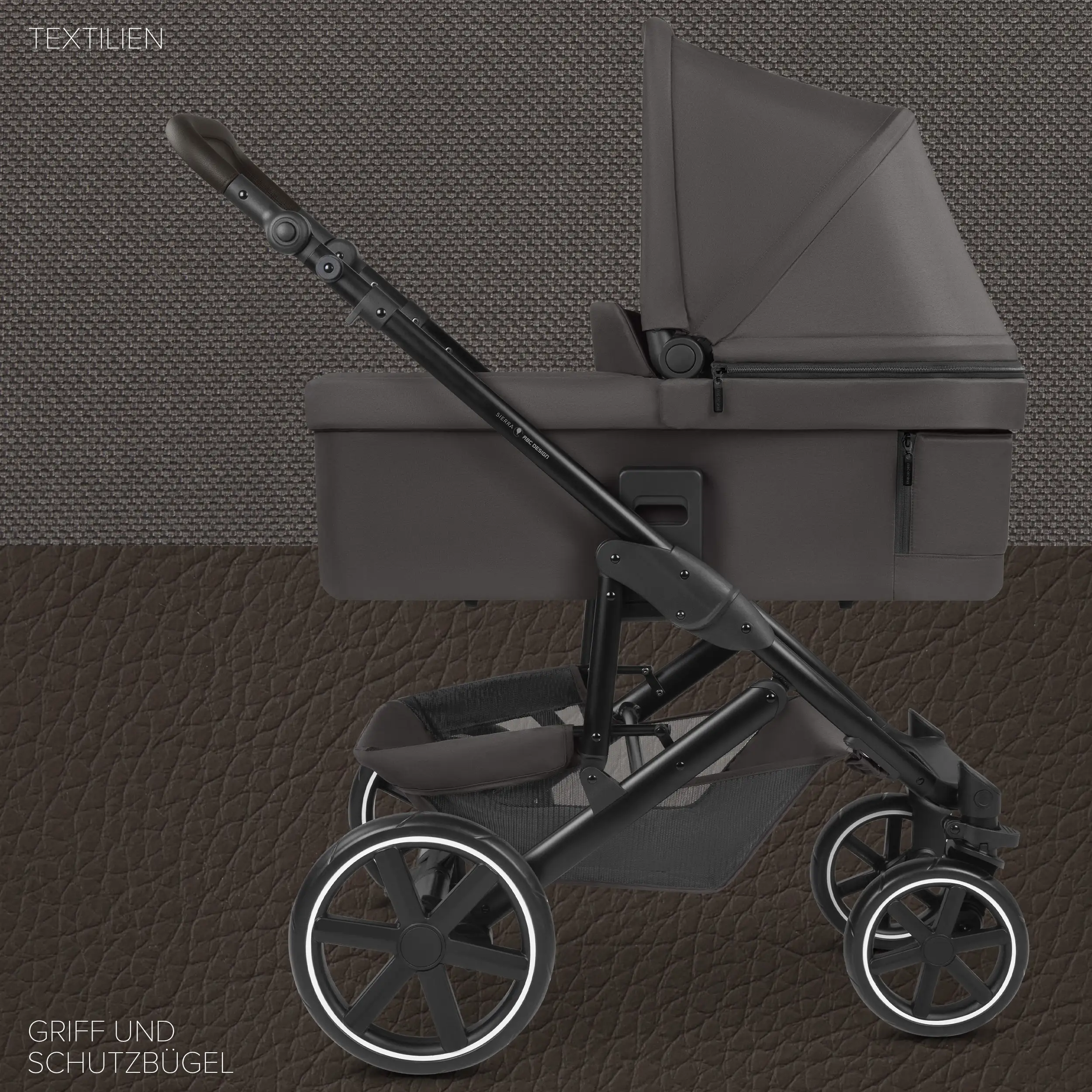 3-in-1 Sierra Stroller Set - Nut