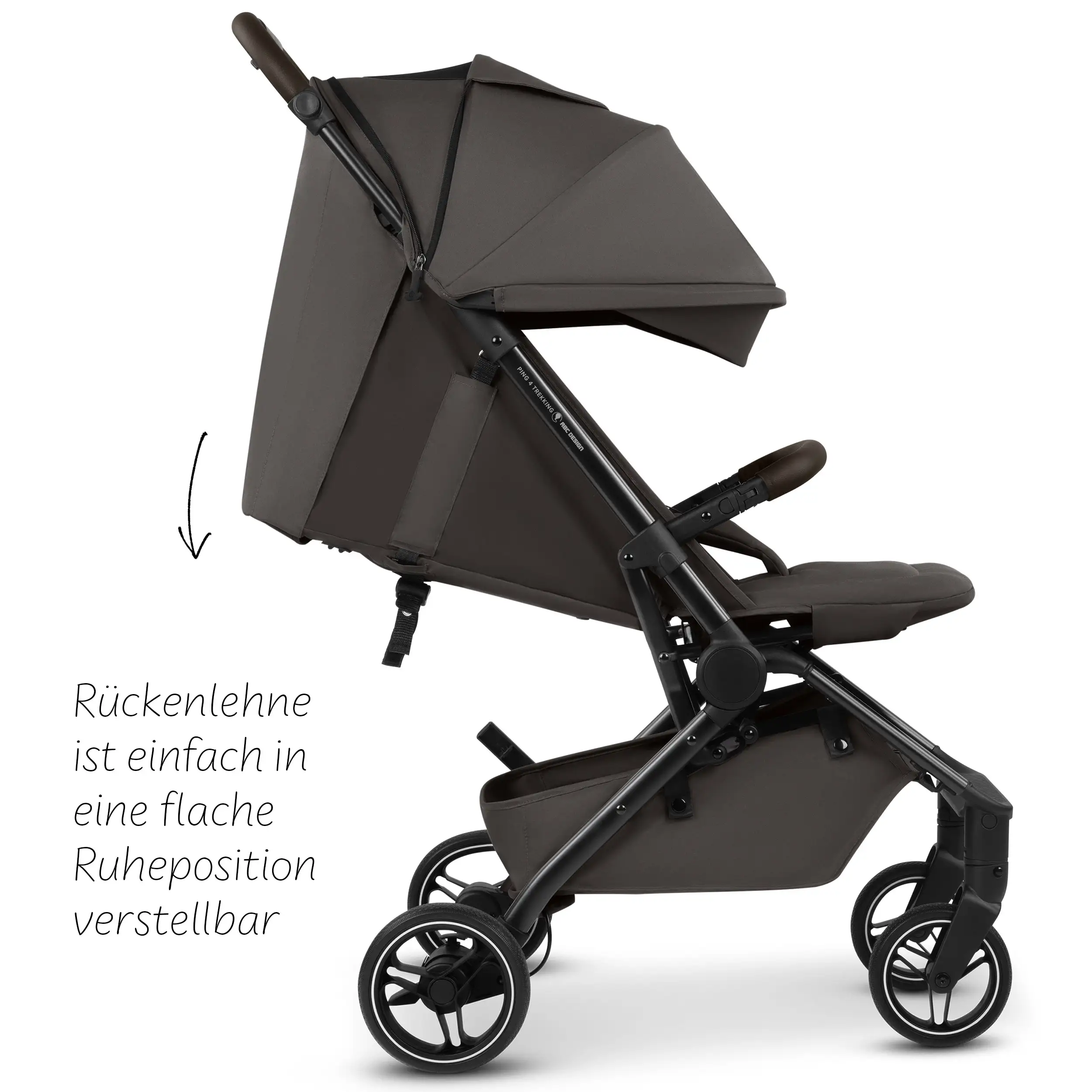 Ping 4 Trekking Travel Stroller - Nut