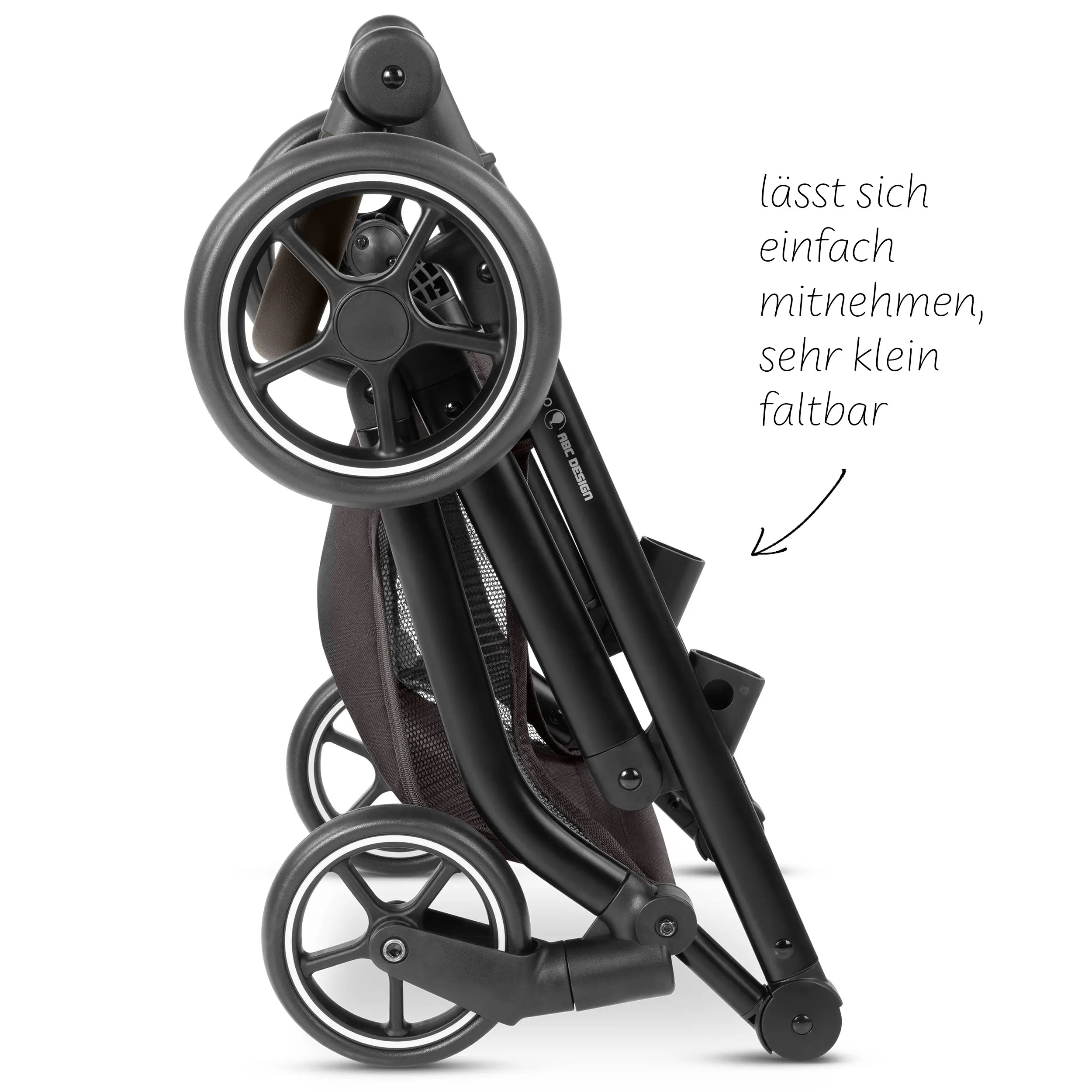 Migno doll's pram - Marron