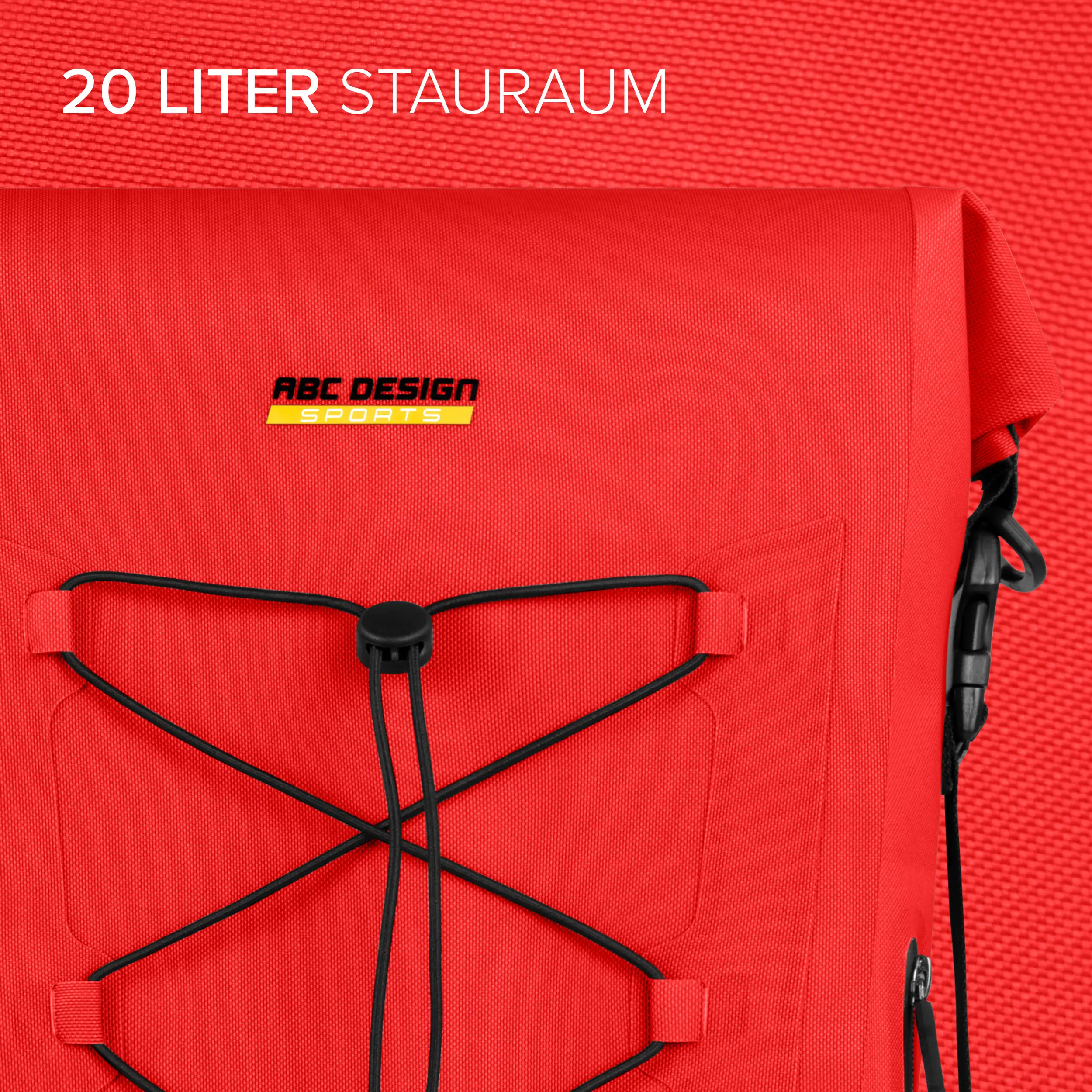 Sion 20L saddle bag for strollers, bike trailers & everyday use - Mango