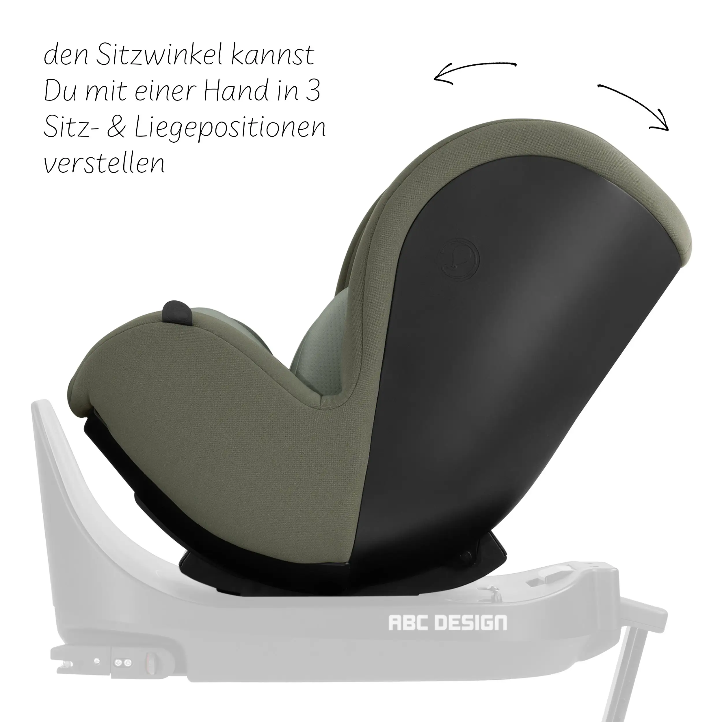 Reboard Car Seat Lily i-Size (from birth to 4 years) - Sage