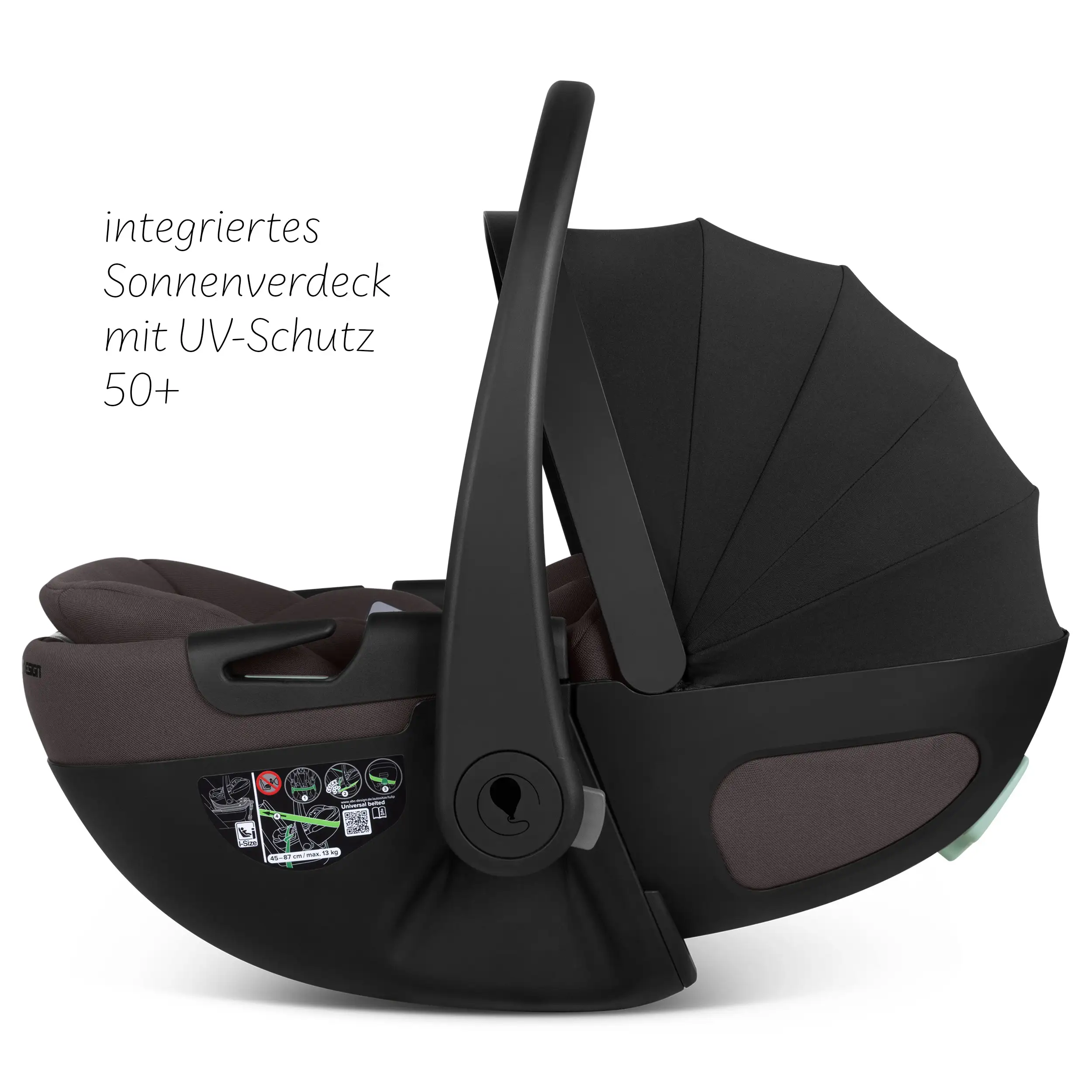 Calla i-Size lie-flat infant car seat incl. rotating ISOFIX Base Root - Falcon