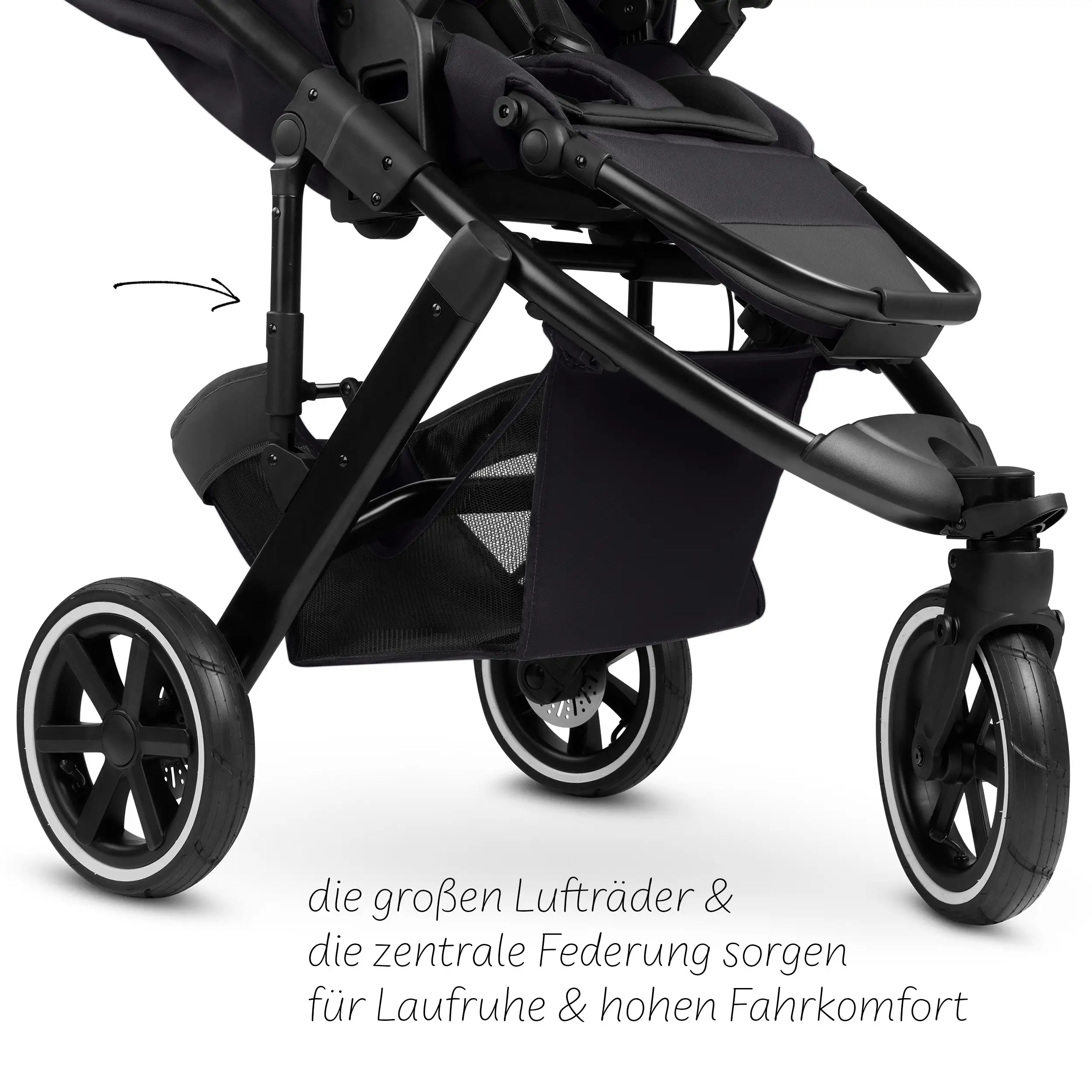 2in1 Stroller Salsa 5 Run - Coal