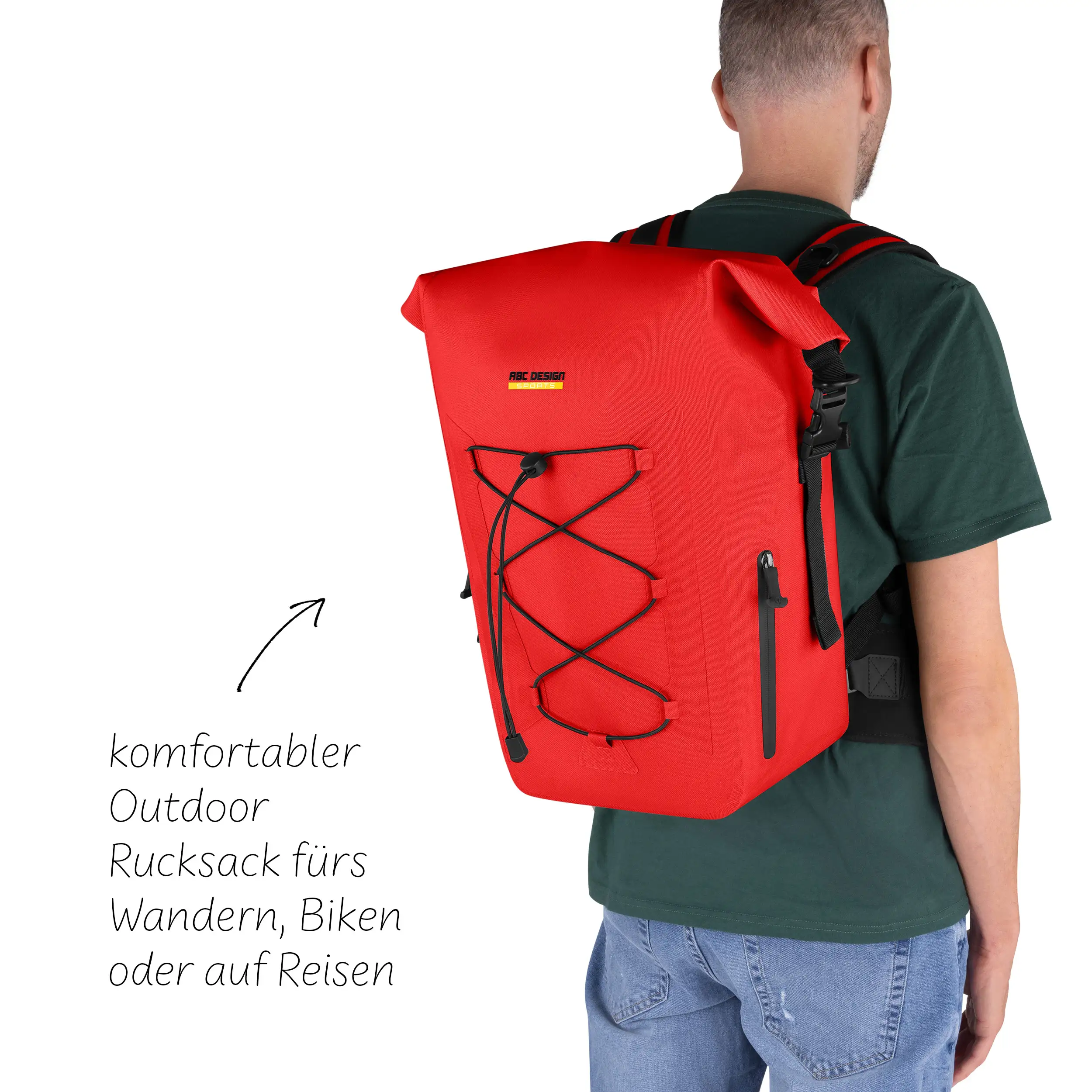 Lausanne 20L premium outdoor backpack for city and nature - Mango