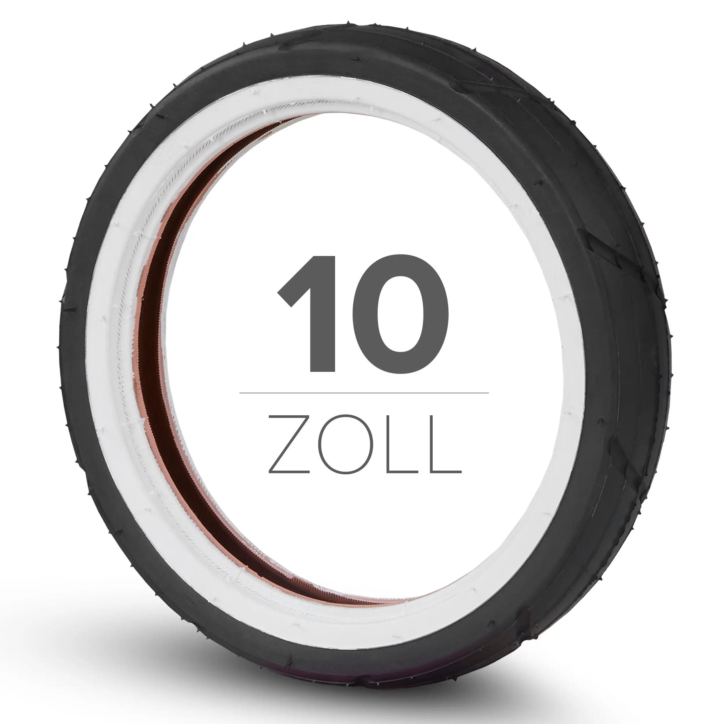 Cover for front wheel Salsa 4 Air / Salsa 5 Air / Salsa Run / Salsa 5 Run - Black / White Wall