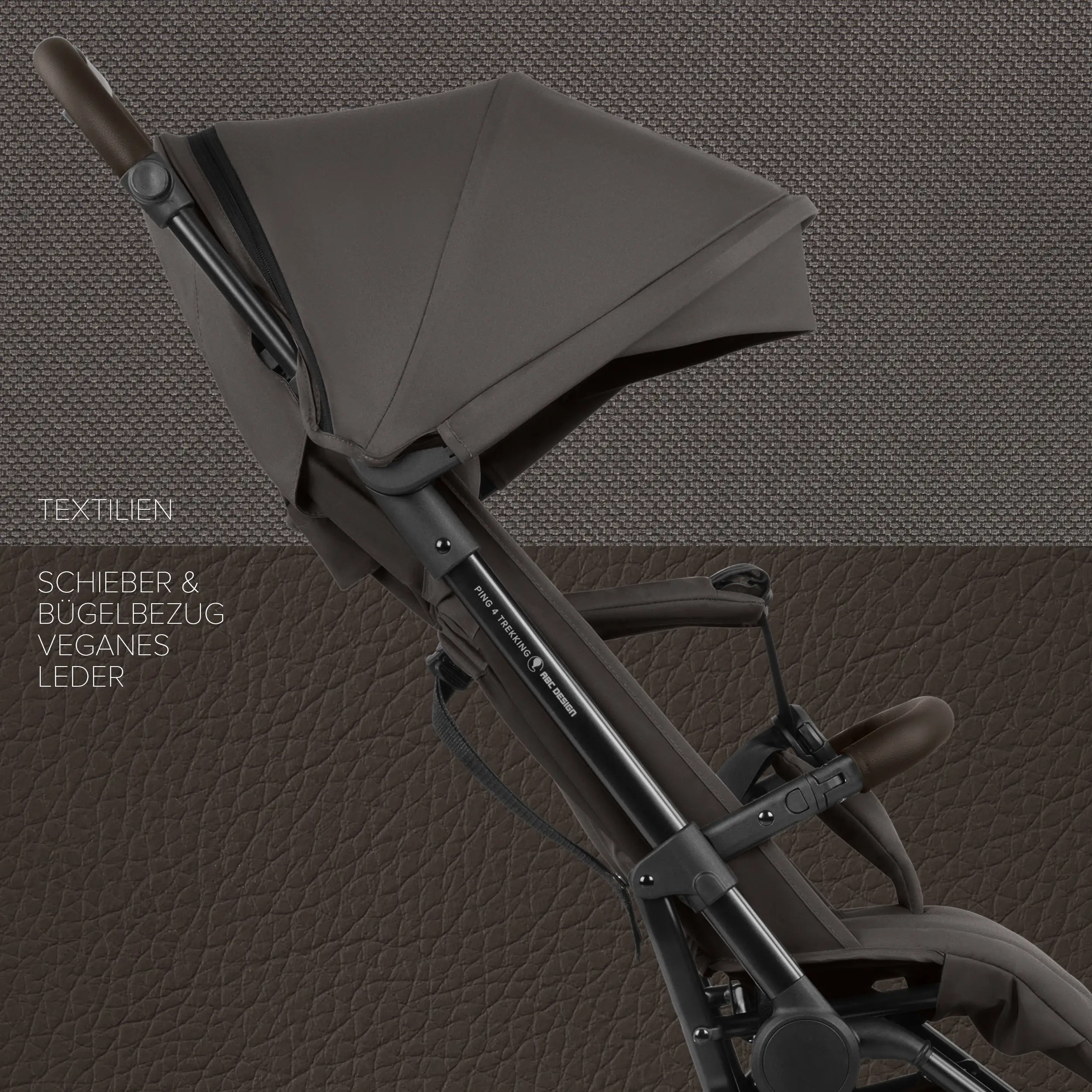 Ping 4 Trekking Travel Stroller - Nut